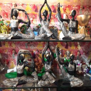 Poly Resin Yoga Girls Statue